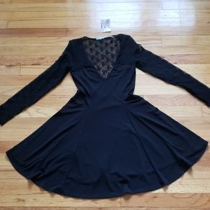 ♡ Nwt- Black Lace Skater  Dress♡